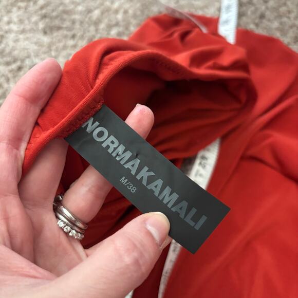 Norma Kamali Diana Gown in Cinnamon Sz M Gown Wedding Guest Formal Evening - Picture 10 of 12